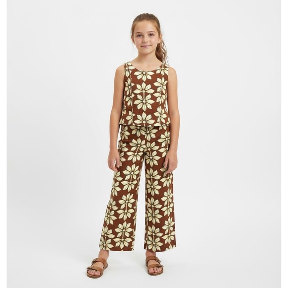 Honey & Sparkle Set 2 piece boho tloral outtit by.Size (L )12 -14 Big girl NWT
